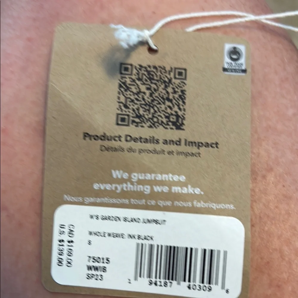 Patagonia Dark Gray Jumpsuit - Picture 2 of 2